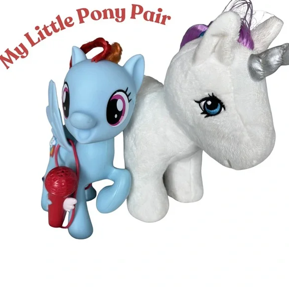 My Little Pony Duo - Light Blue and White - Picture 1 of 4